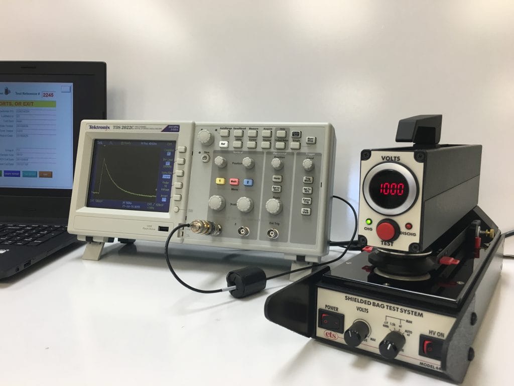 Model 4431T – Shielded Bag Test System