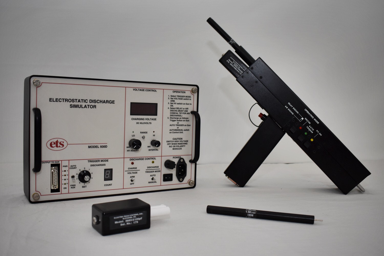 Model 930D ESD Gun – Electrostatic Discharge Simulator