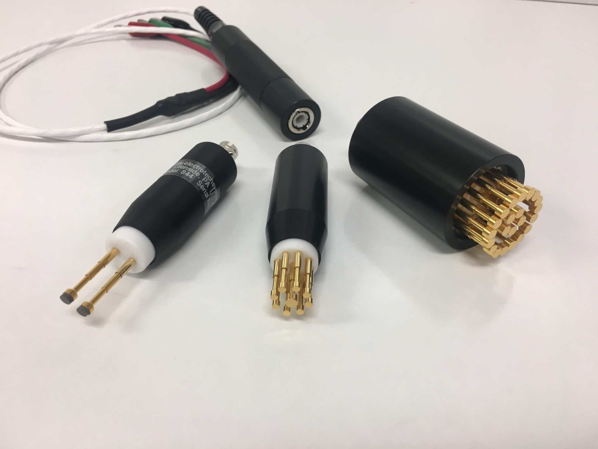 1set Alligator Kelvin Clip To Gold Plated Banana Plug SMD Silicon Test Lead 50cm