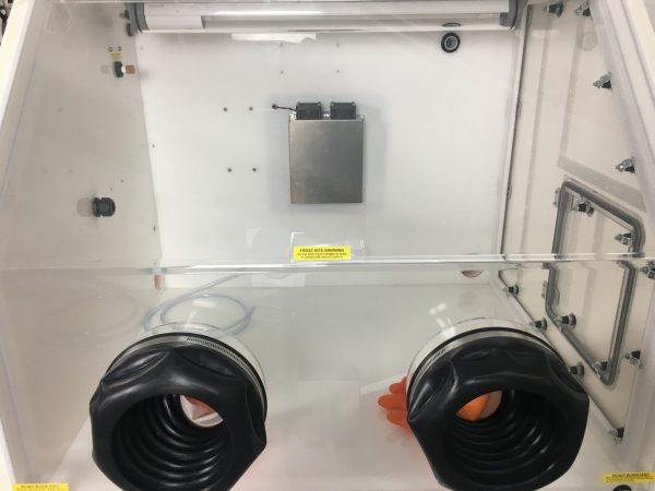 Model 5515 Sub-Zero Environmental Chamber Interior of 2 Port Narrow Body with LN2 Cooling and Thermoelectric Heating/Cooling