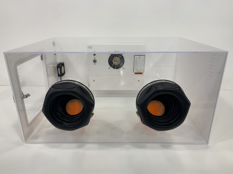 M 5506 Series Glove Box Chamber with Heating Panel and Thermoelectric Cooling - Front View