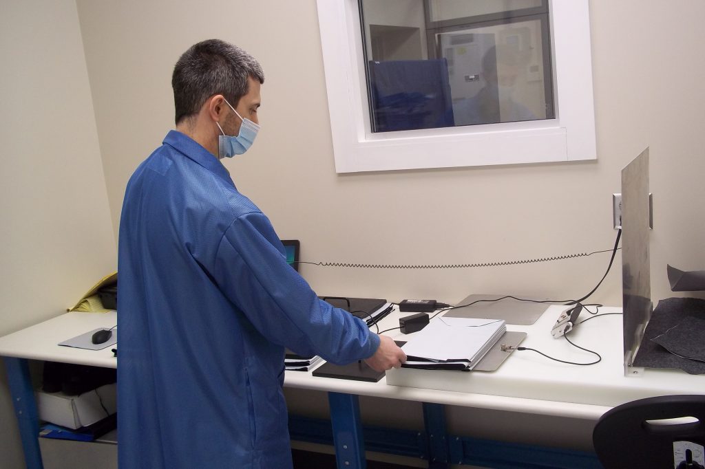USPS Postal Packaging ESD Lab Test