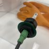 M 5504 Series Glovebox - Temperature and Humidity Sensor installed in Color Coded Fittingty Sensor (with Color Coded Connection)