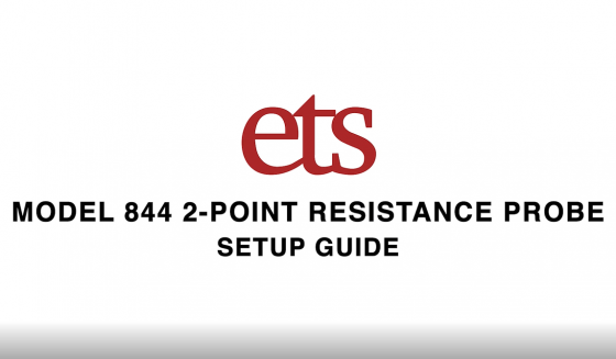 Model 844 2-Point Resistance Probe Setup Guide